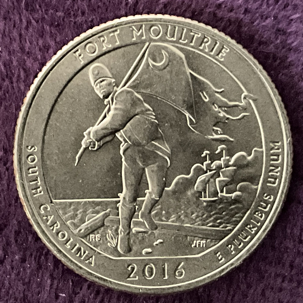 Washington Quarter 2016 D Fort Moultrie  coin collectible - Main Image 4