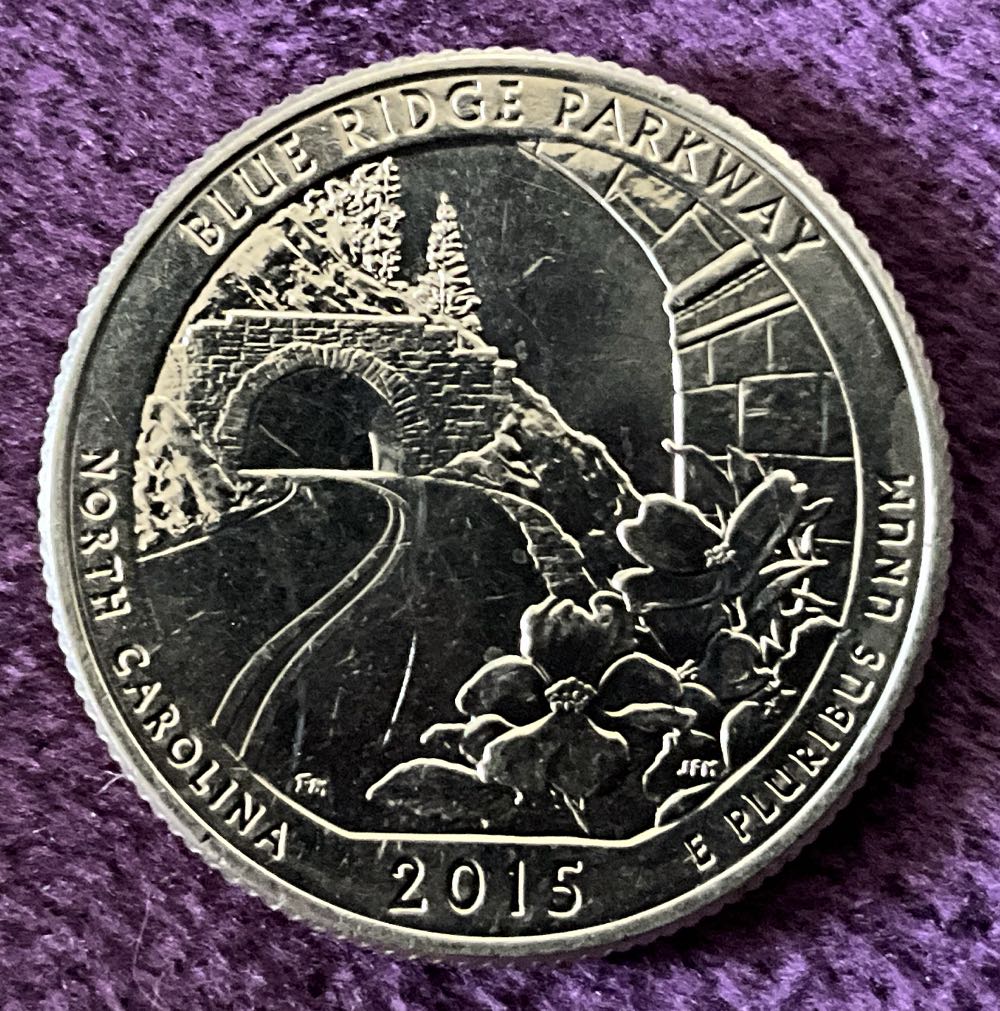Washington Quarter 2015 D Blue Ridge Parkway  coin collectible - Main Image 4