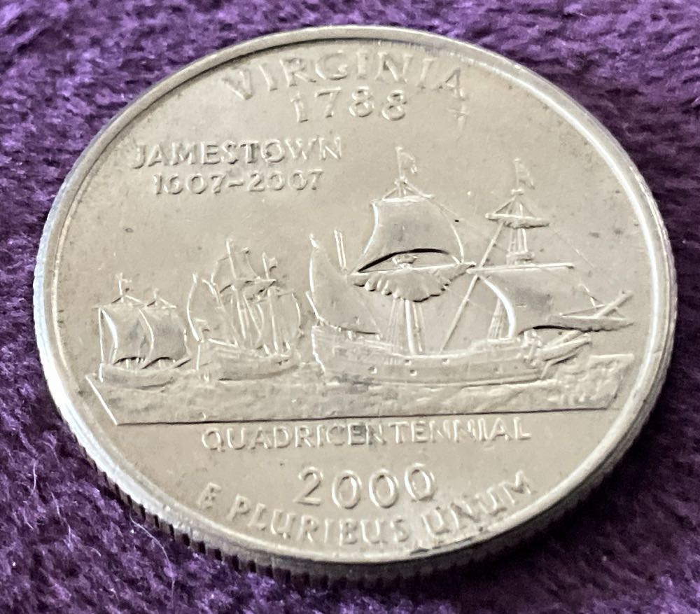 Washington Quarter Virginia 2000 P 1  coin collectible - Main Image 2