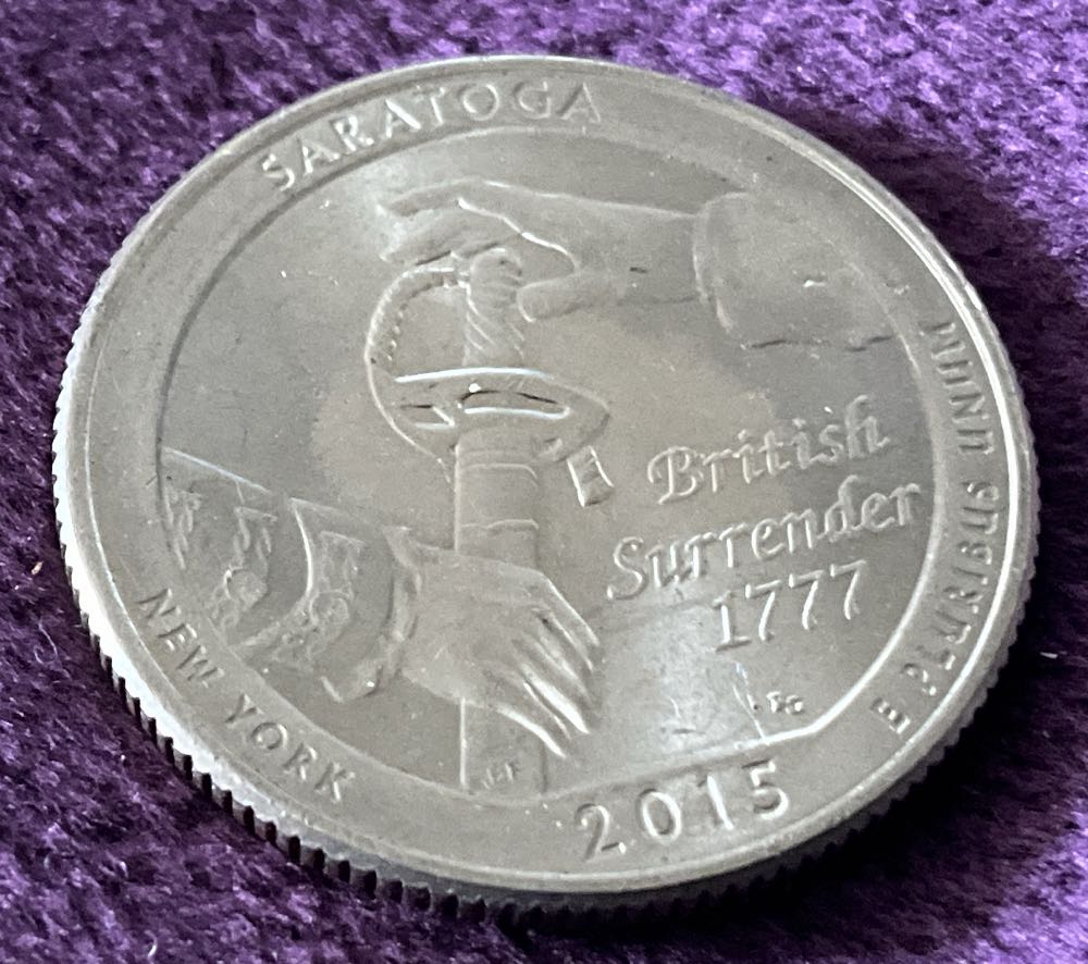 2015 D Saratoga  coin collectible - Main Image 2