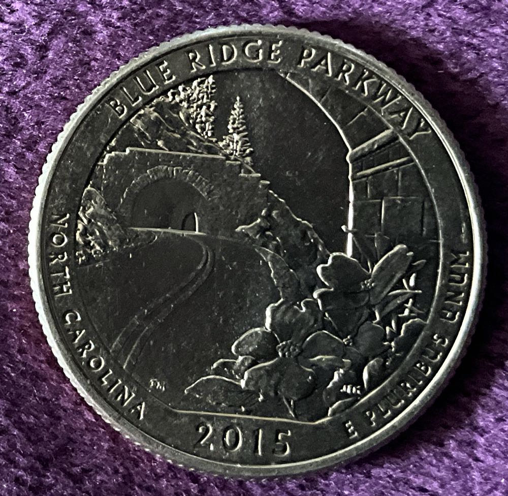 Washington Quarter 2015 D Blue Ridge Parkway  coin collectible - Main Image 4