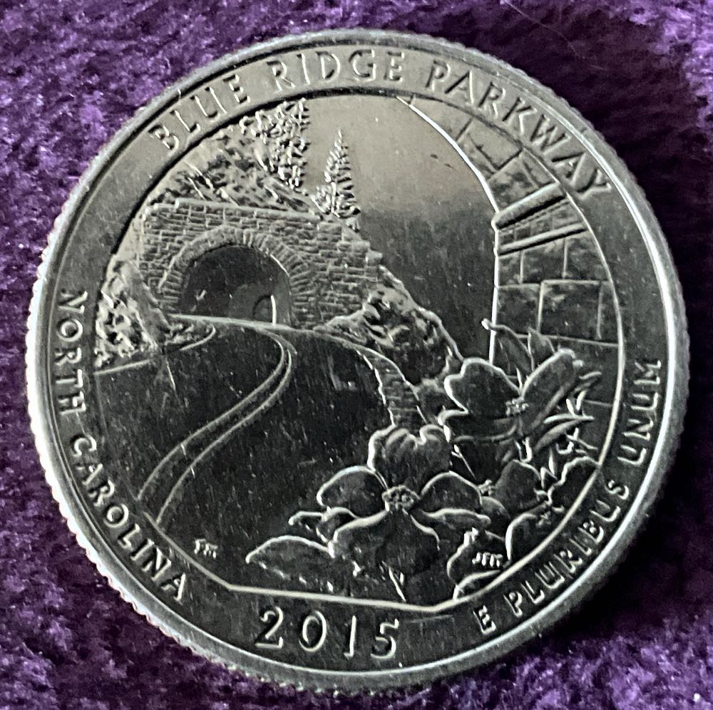 Washington Quarter 2015 D Blue Ridge Parkway  coin collectible - Main Image 4