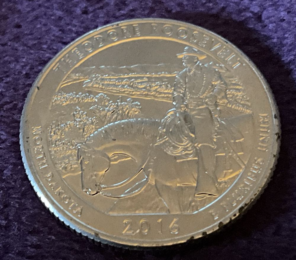Washington Quarter 2016 D Theodore Roosevelt  coin collectible - Main Image 2
