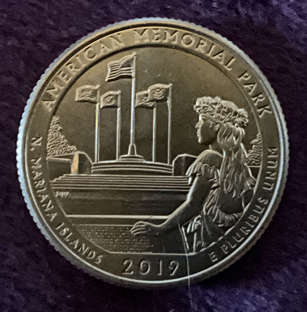 Washington Quarter 2019 D American Memorial Parkway  coin collectible - Main Image 4