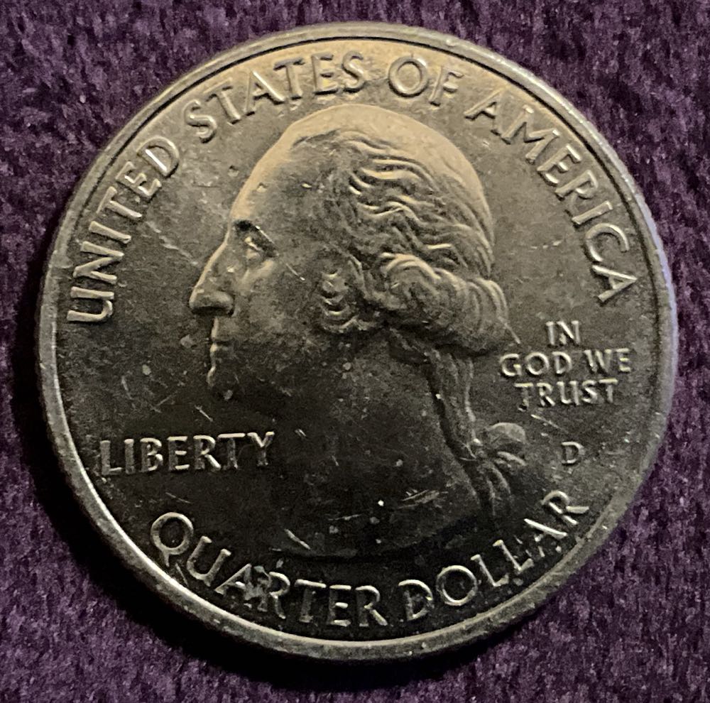 Washington Quarter 2019 D American Memorial Parkway  coin collectible - Main Image 3