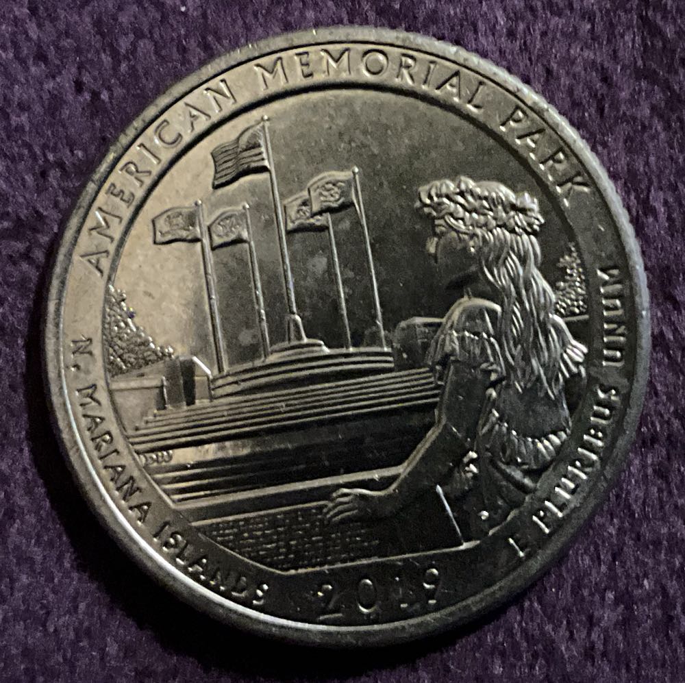 Washington Quarter 2019 D American Memorial Parkway  coin collectible - Main Image 4