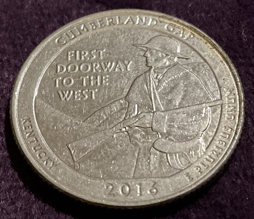 Washington Quarter 2016 D Cumberland Gap  coin collectible - Main Image 2