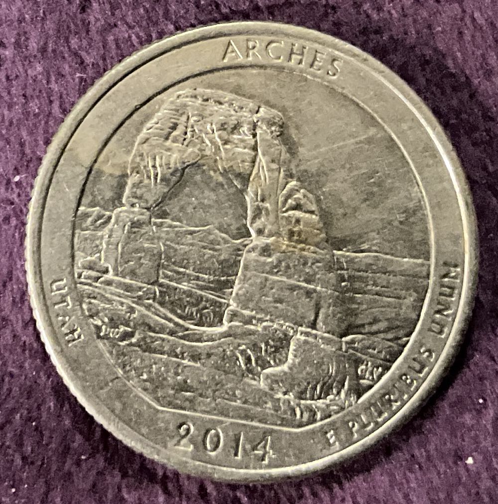 Washington Quarter 2014 D Arches  coin collectible - Main Image 4