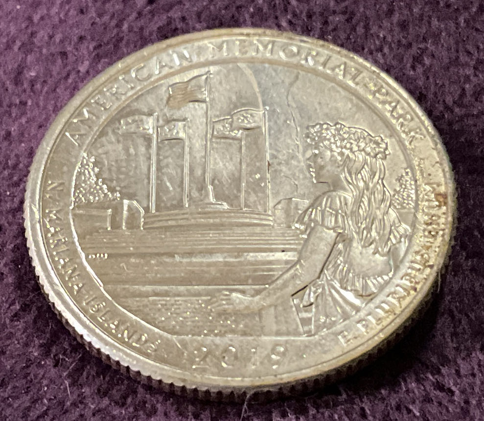 Washington Quarter 2019 D American Memorial Parkway  coin collectible - Main Image 2