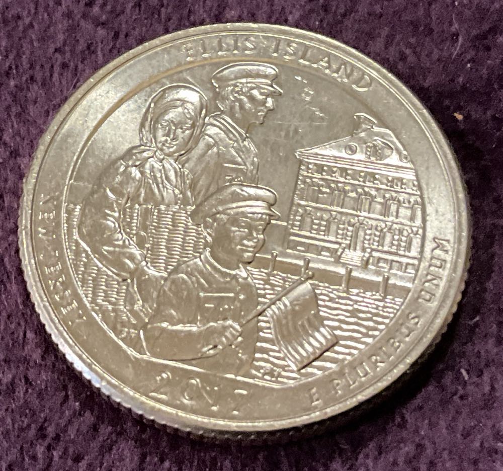 Washington Quarter 2017 D Ellis Island  coin collectible - Main Image 2