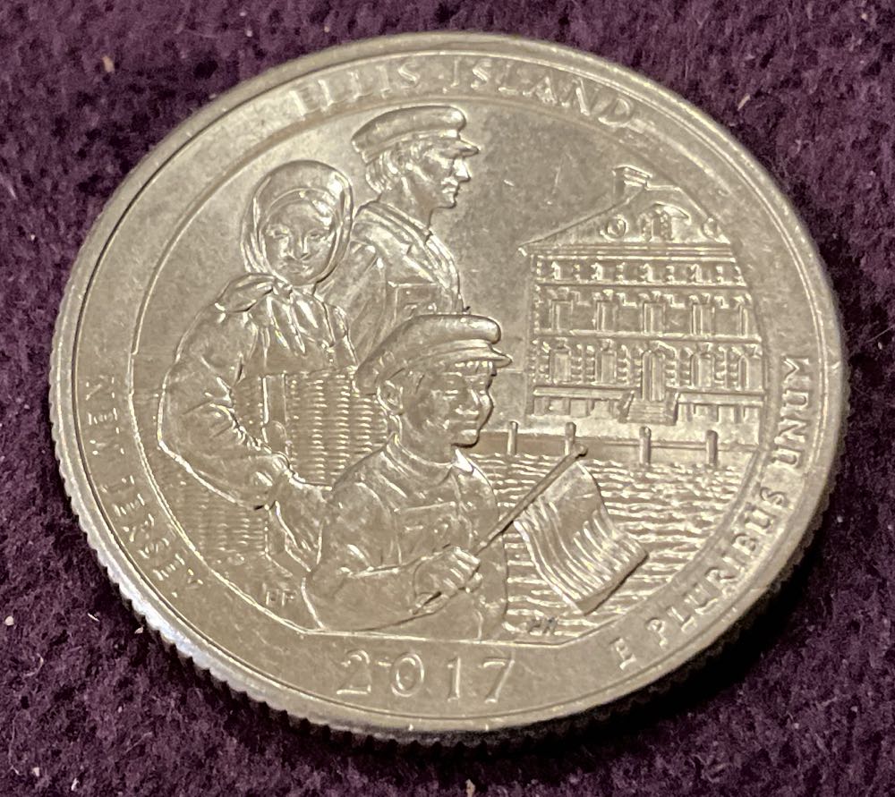 Washington Quarter 2017 D Ellis Island  coin collectible - Main Image 2