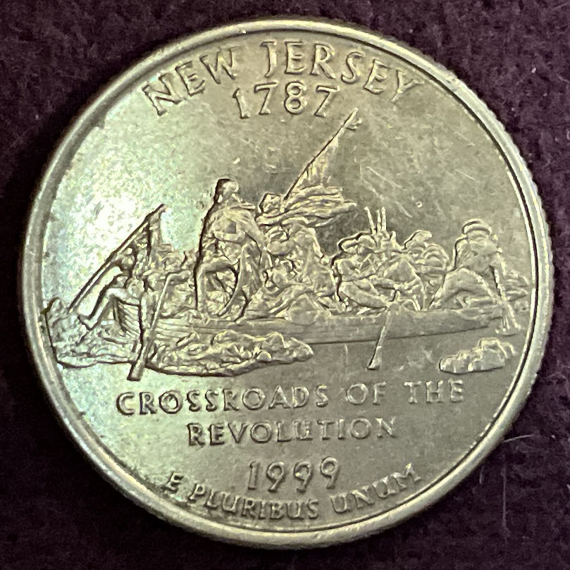 Quarter New Jersey 1999 D 1  coin collectible - Main Image 6