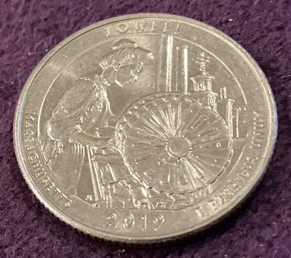 Washington Quarter 2019 D Lowell  coin collectible - Main Image 2