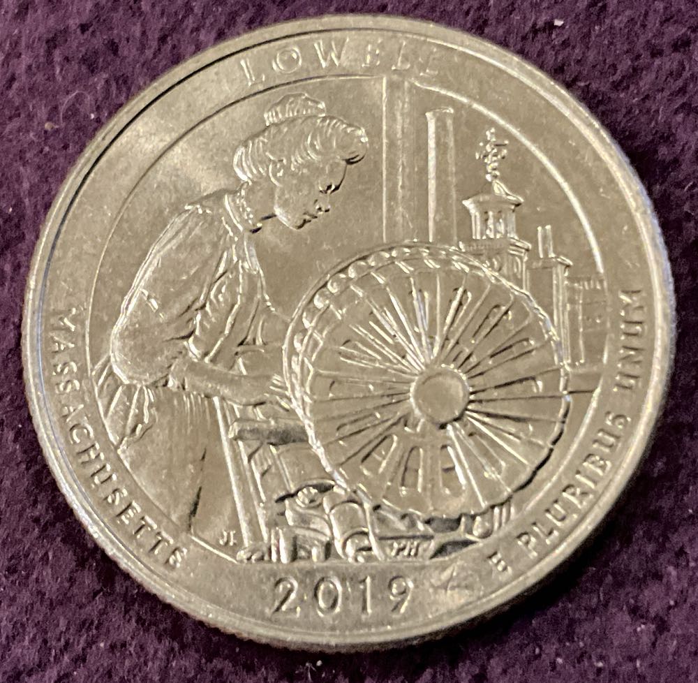 Washington Quarter 2019 D Lowell  coin collectible - Main Image 4