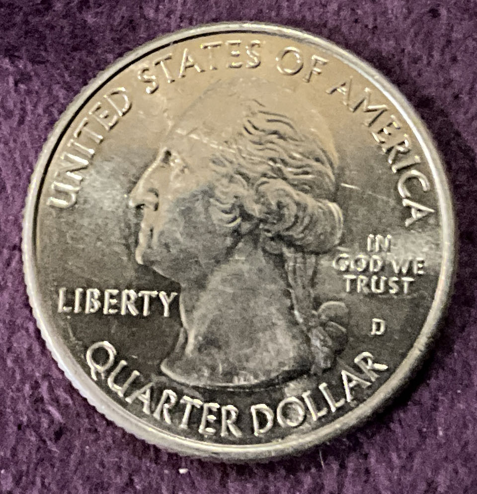 Washington Quarter 2019 P American Memorial Parkway  coin collectible - Main Image 3