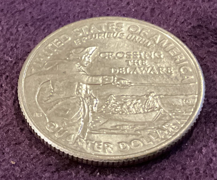 Washington Quarter 2021 D Crossing The Delaware  coin collectible - Main Image 2