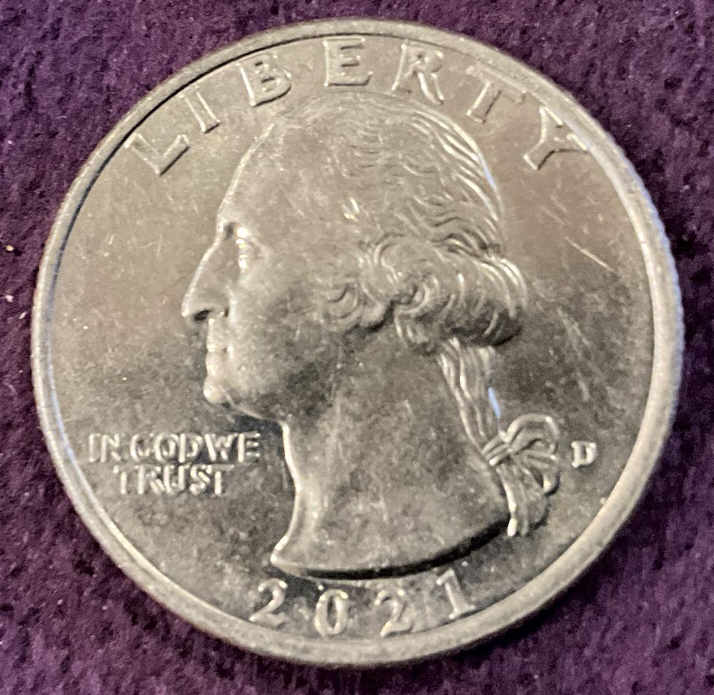 Washington Quarter 2021 D Crossing The Delaware  coin collectible - Main Image 3