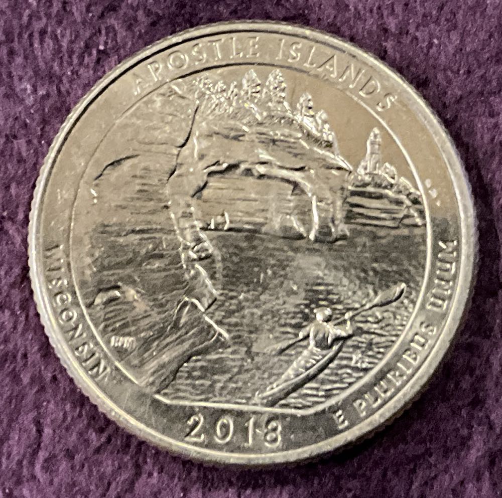 Washington Quarter 2018 D Apostle Islands  coin collectible - Main Image 4