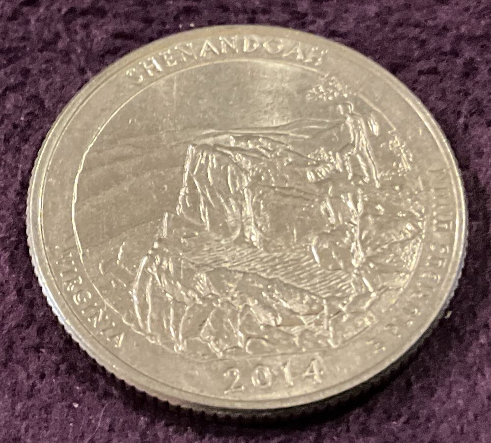 Washington Quarter 2014 D Shenandoah  coin collectible - Main Image 2
