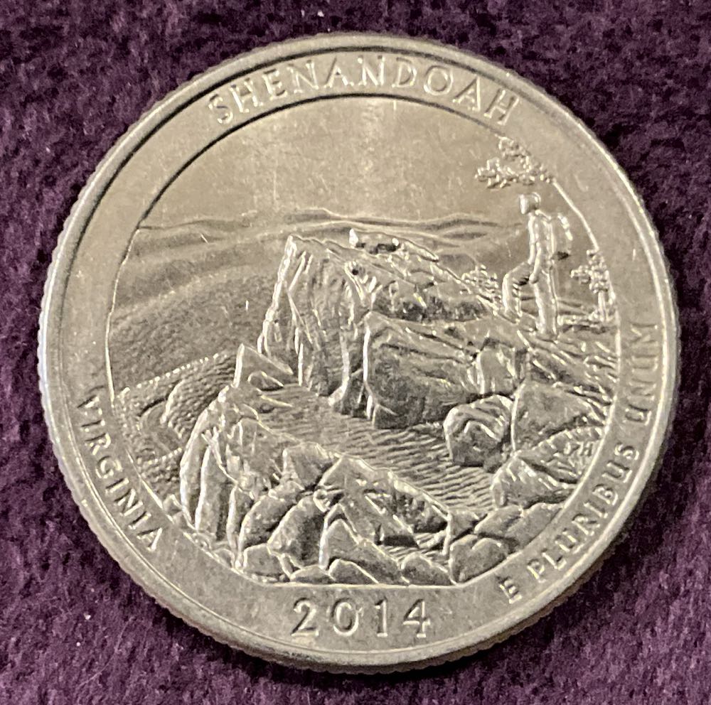 Washington Quarter 2014 D Shenandoah  coin collectible - Main Image 4