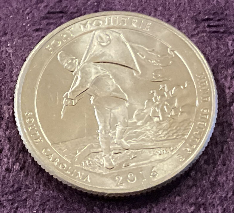 Washington Quarter 2016 D Fort Moultrie  coin collectible - Main Image 2