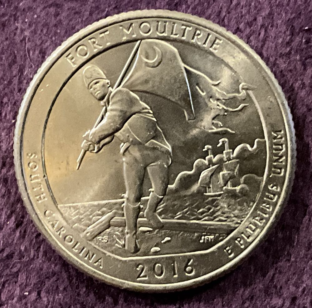 Washington Quarter 2016 D Fort Moultrie  coin collectible - Main Image 4