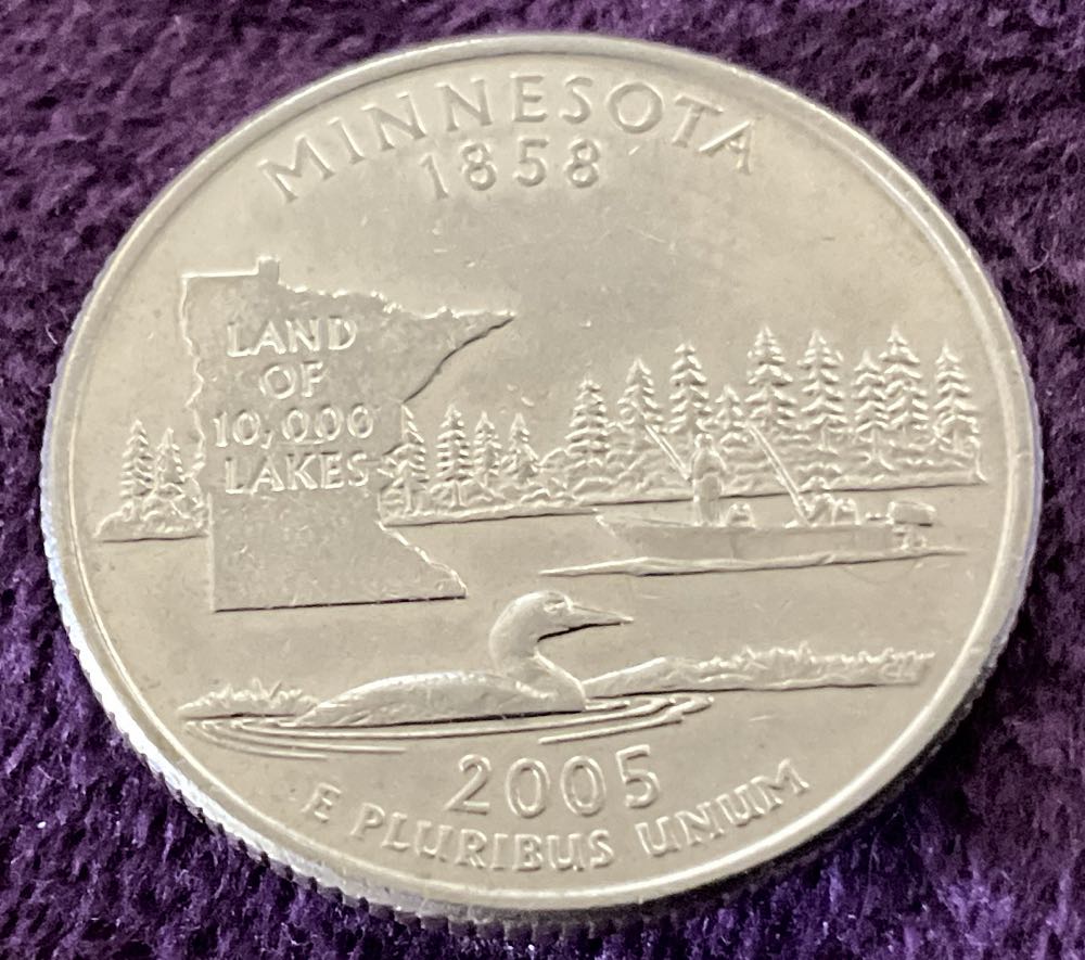 Washington Quarter 2005 D Minnesota  coin collectible - Main Image 2
