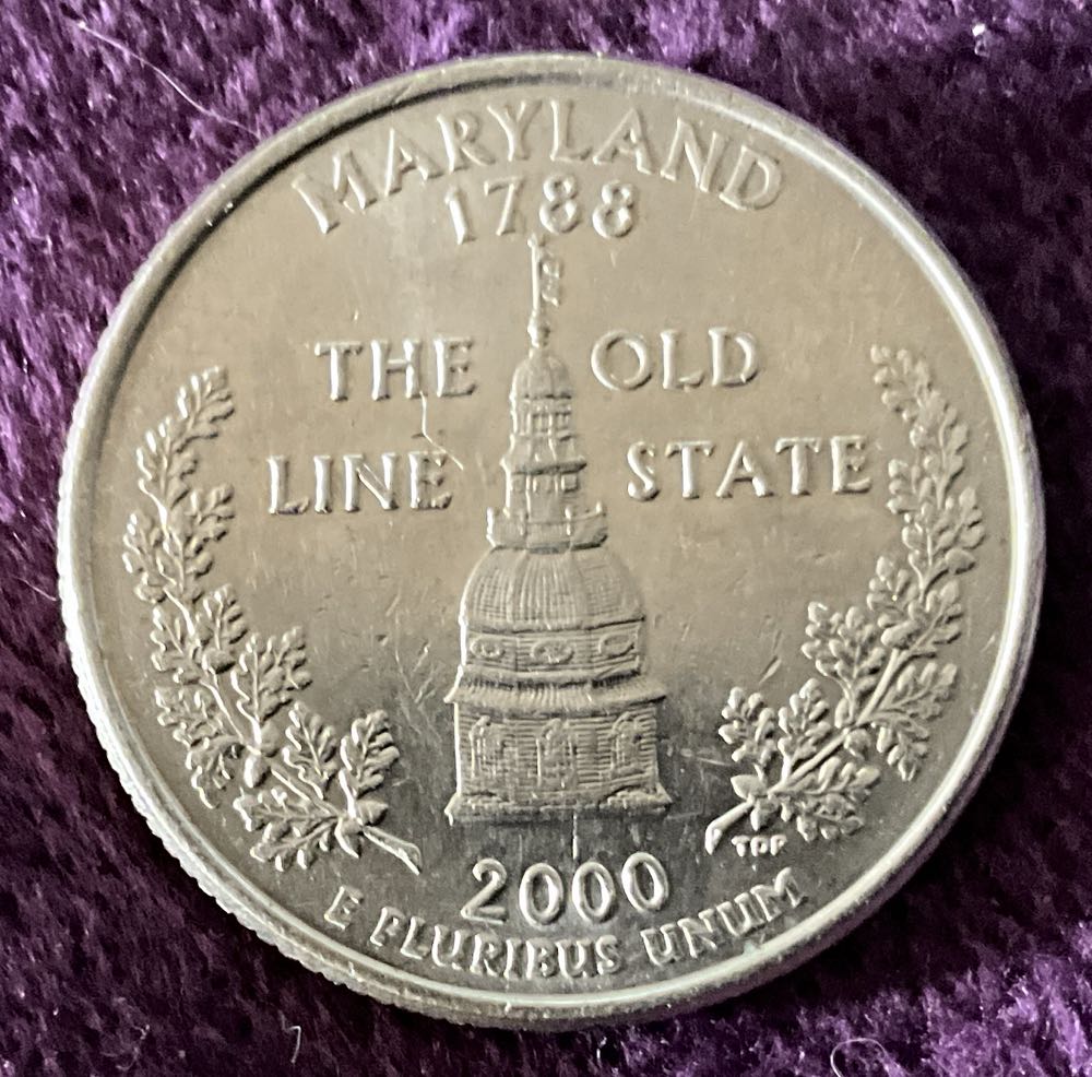 Washington Quarter 2000 P Maryland  coin collectible - Main Image 2