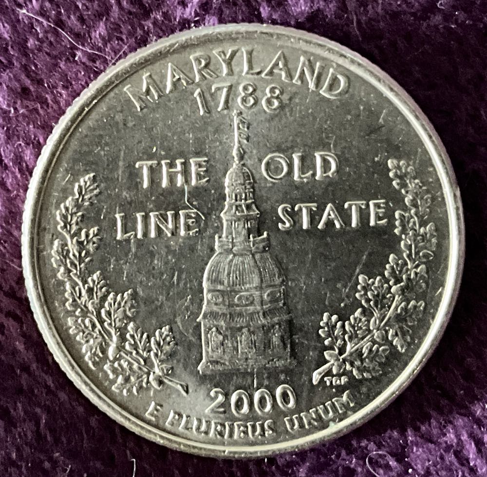 Washington Quarter 2000 P Maryland  coin collectible - Main Image 4