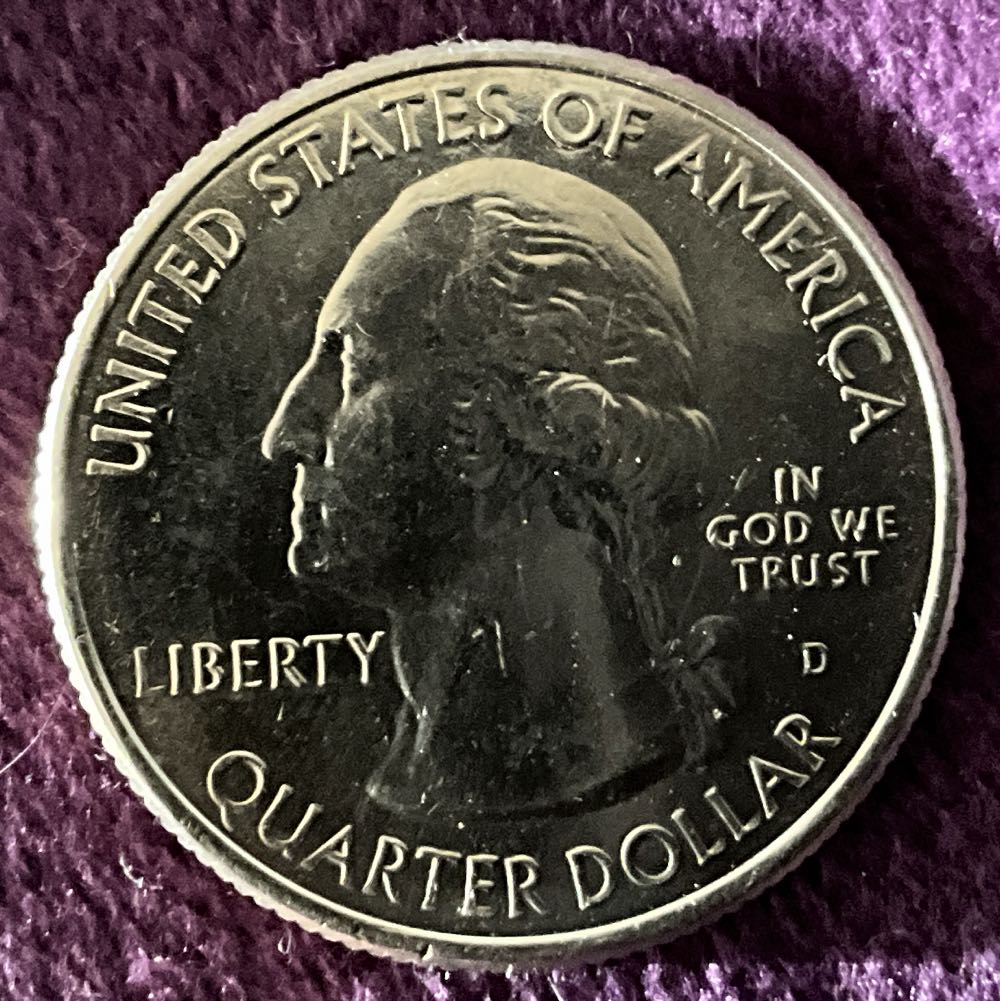 Washington Quarter 2019 D American Memorial Parkway  coin collectible - Main Image 3