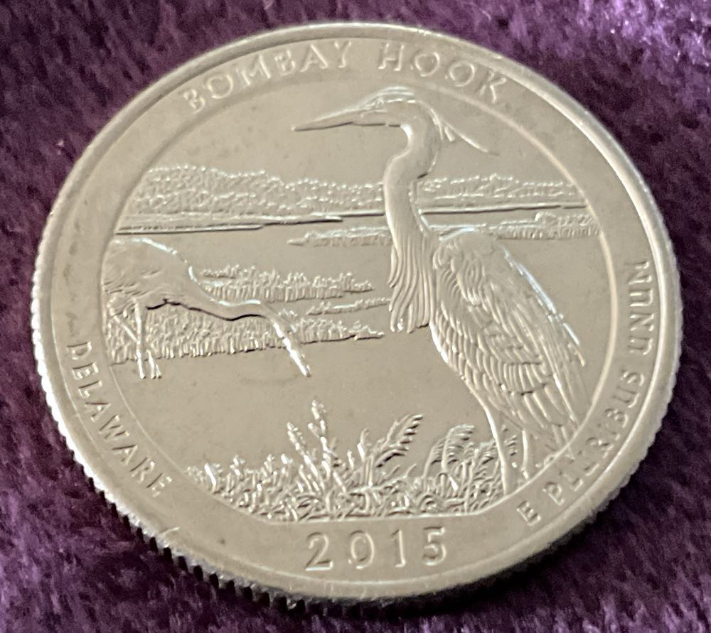 Washington Quarter 2015 D Bombay Hook  coin collectible - Main Image 2