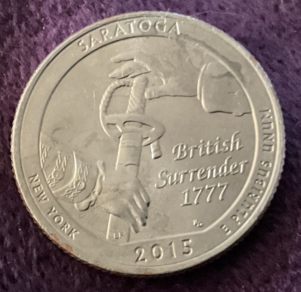 Washington Quarter 2015 D Saratoga  coin collectible - Main Image 2