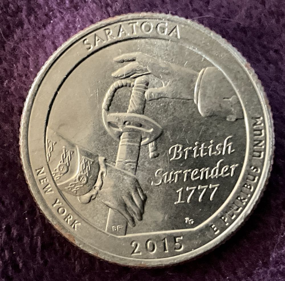 Washington Quarter 2015 D Saratoga  coin collectible - Main Image 4