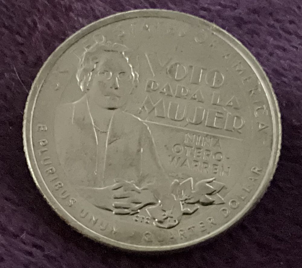 Washington Quarter 2022 D Nina Otero-Warren  coin collectible - Main Image 2