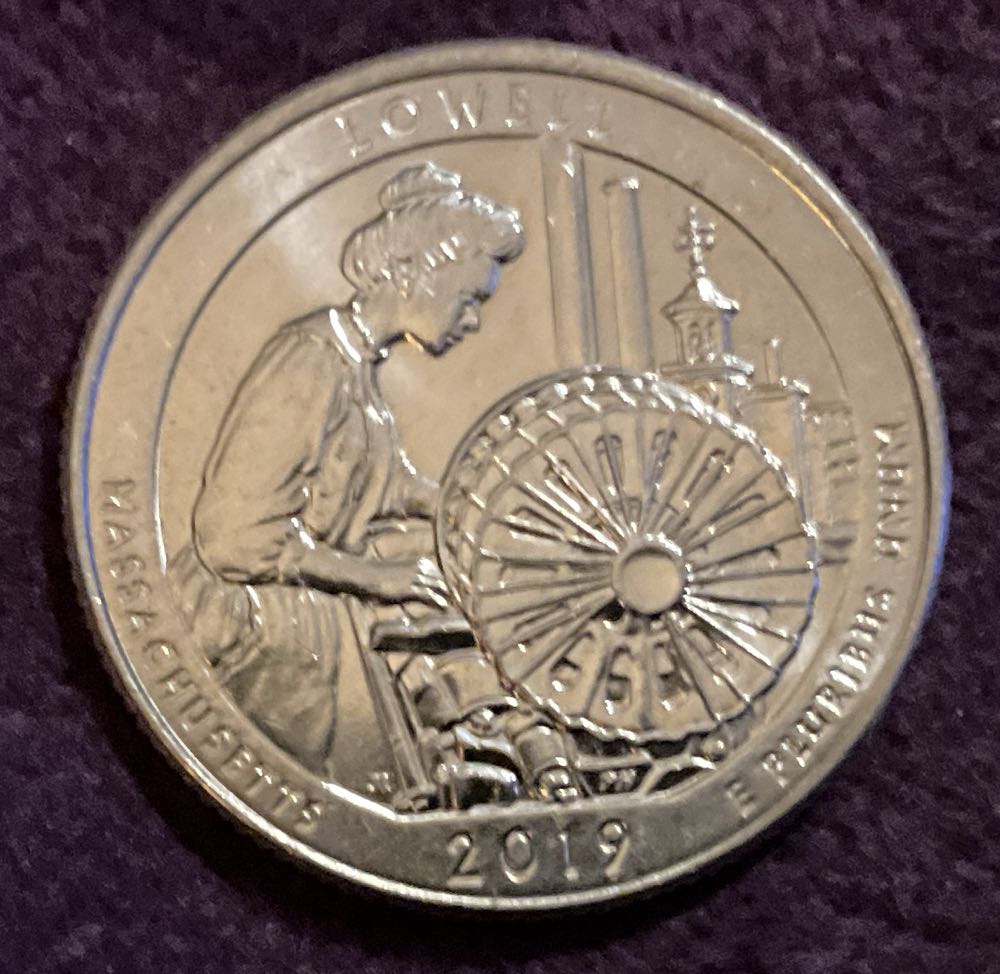 Washington Quarter 2019 D Lowell  coin collectible - Main Image 2