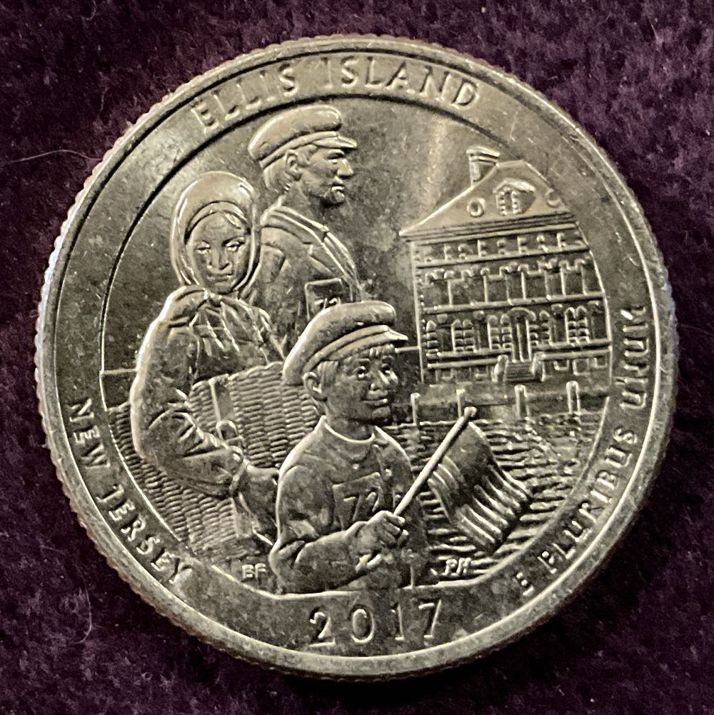 Washington Quarter 2017 D Ellis Island  coin collectible - Main Image 4