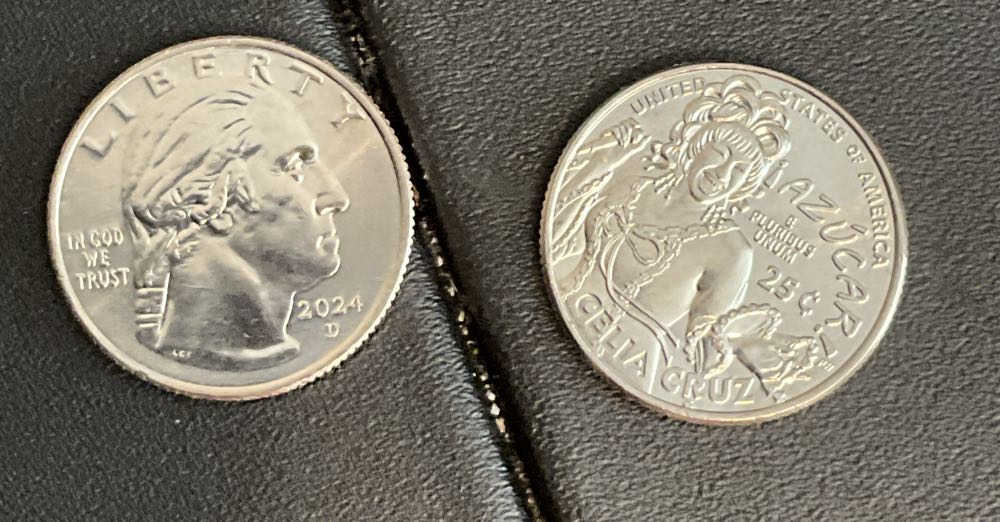 Awq Celia Cruz 2-roll Set 2024  coin collectible - Main Image 4
