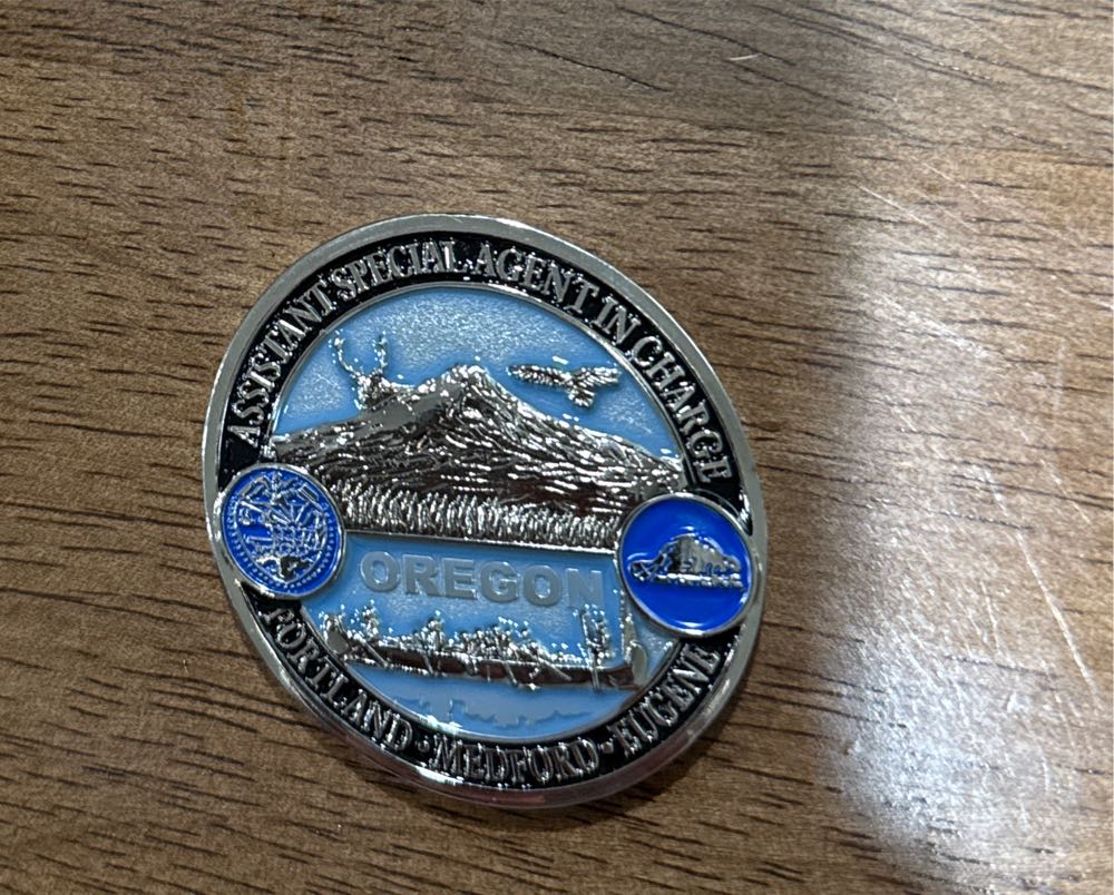 Homeland Security Investigation Oregon  coin collectible - Main Image 2