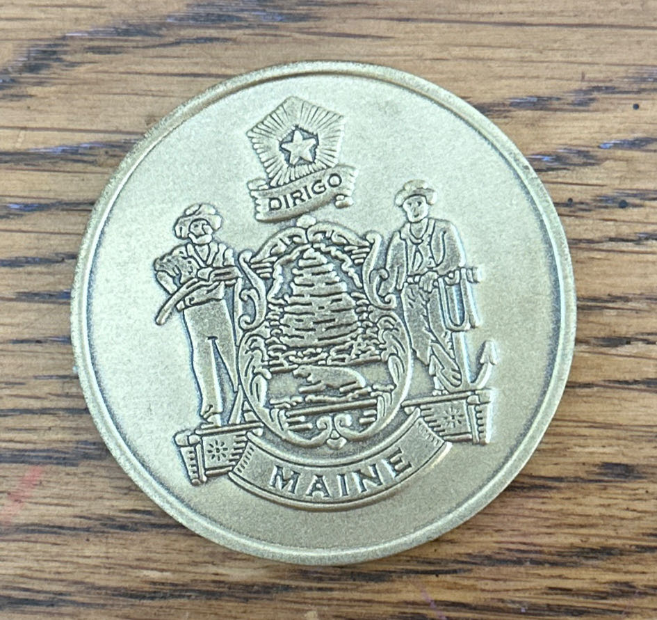 Bath Shipworks Fire  coin collectible - Main Image 2