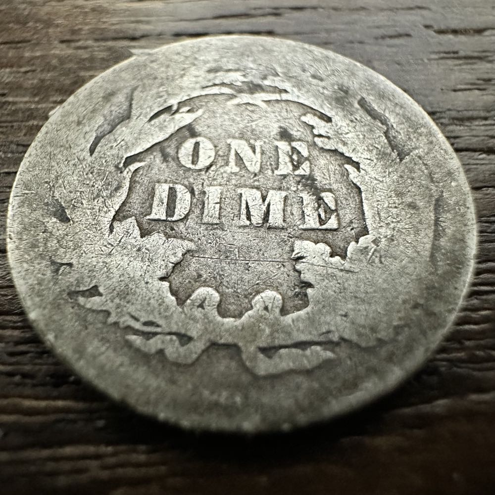 Seated Liberty Dime - 1837-1891  coin collectible - Main Image 2