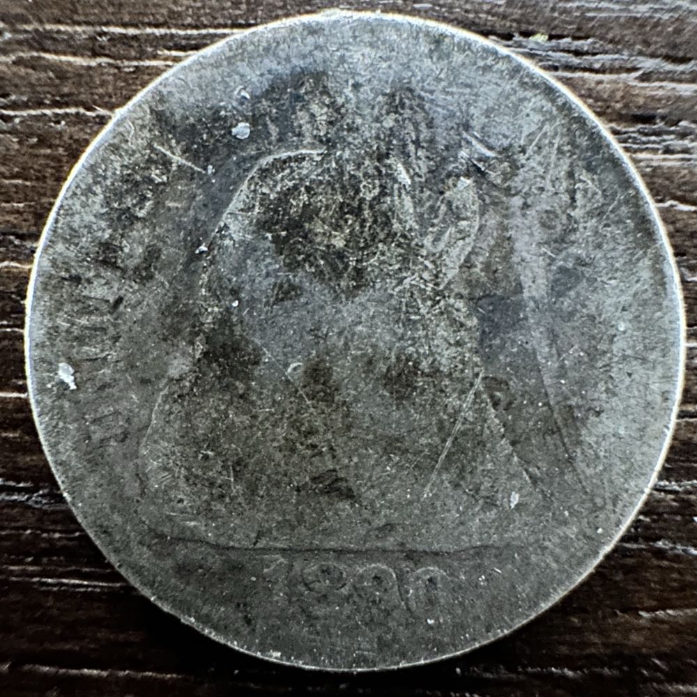 Seated Liberty Dime - 1837-1891  coin collectible - Main Image 3