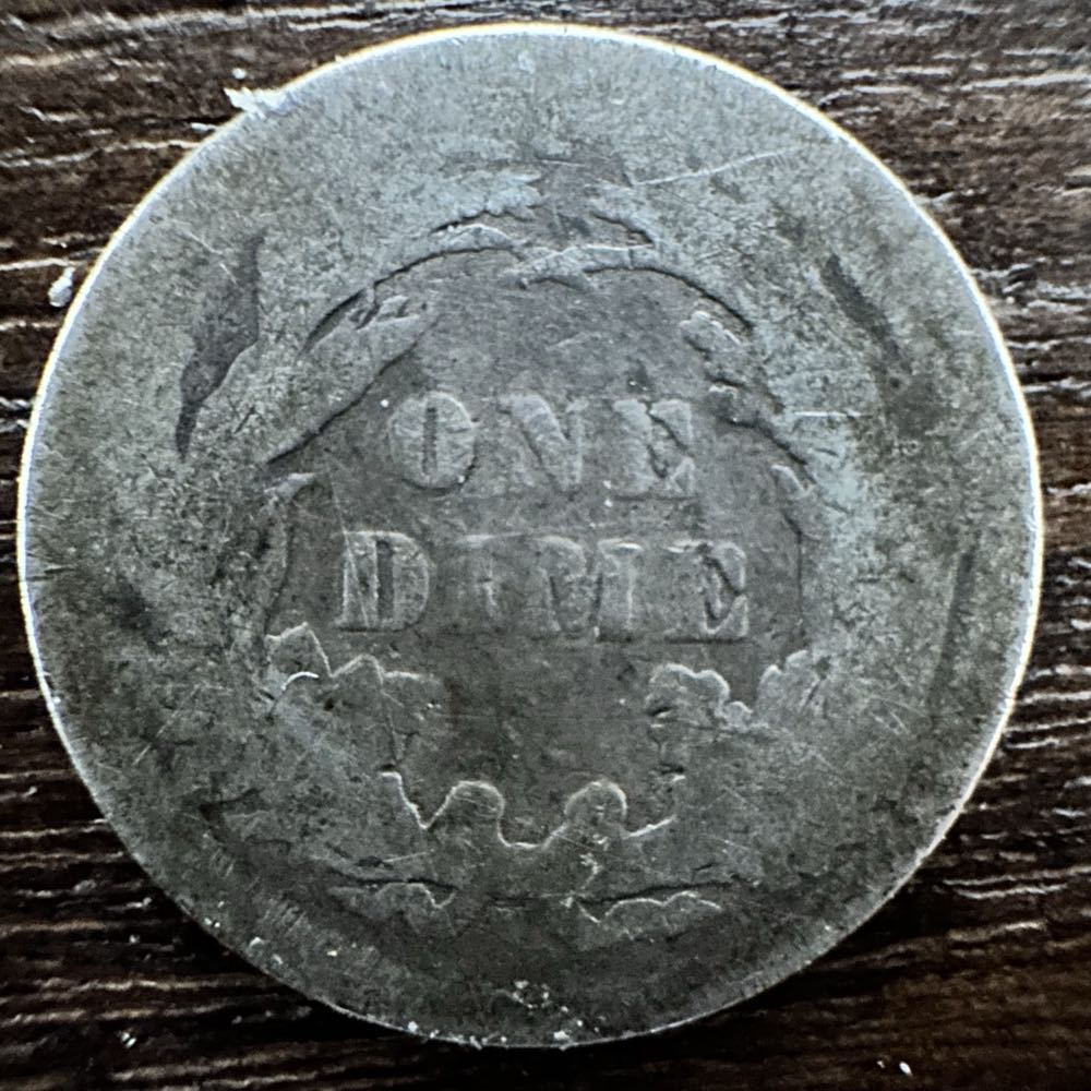 Seated Liberty Dime - 1837-1891  coin collectible - Main Image 4