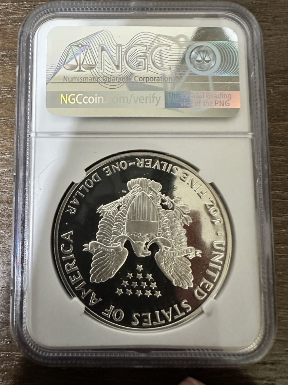 American Silver Eagle - 1986 - PF 69 Ultra Cameo - NGC Graded Coin Holder  coin collectible - Main Image 4