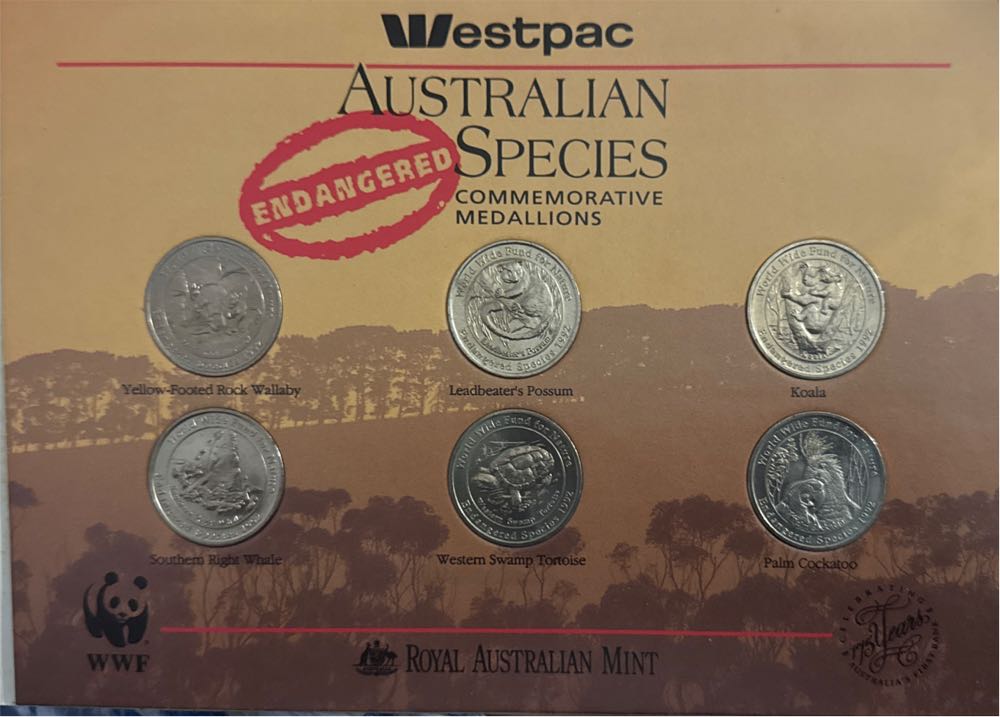 Australian Species Medallions Westpac  coin collectible - Main Image 2