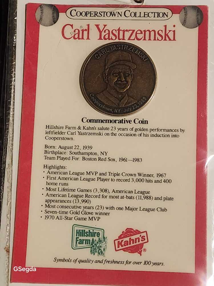 Carl Yastrzemski  coin collectible - Main Image 2