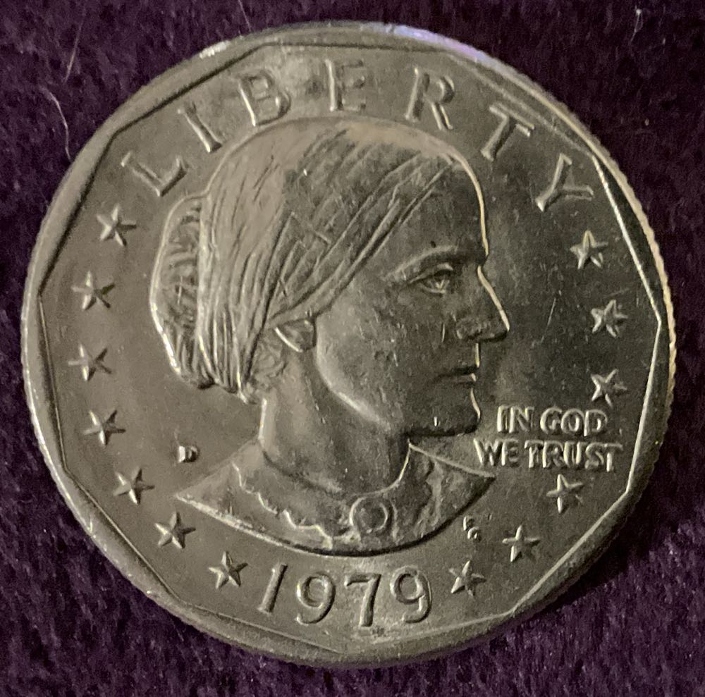 Susan B. Anthony 1979 D  coin collectible - Main Image 3