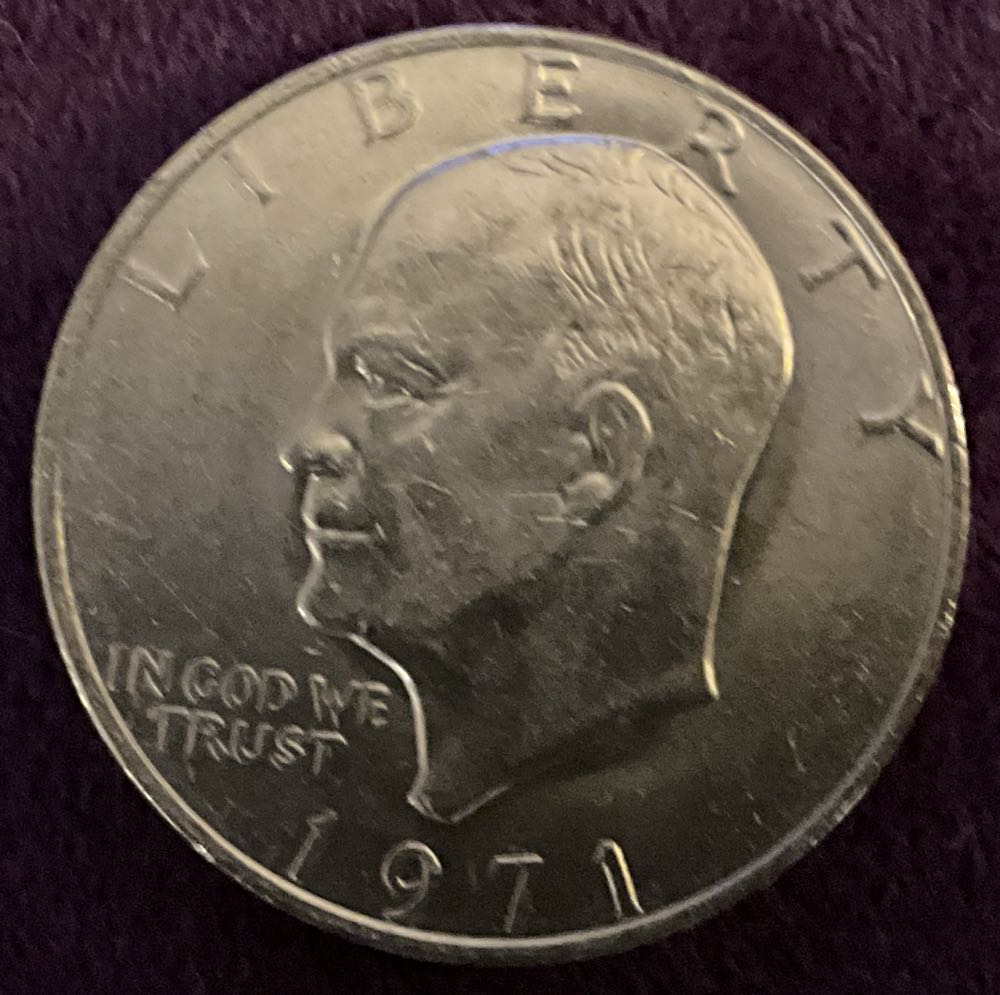 Eisenhower Dollar 1971 D  coin collectible - Main Image 3
