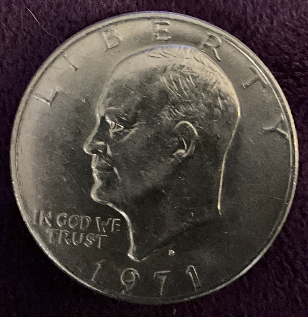 Eisenhower Dollar 1971 D  coin collectible - Main Image 3