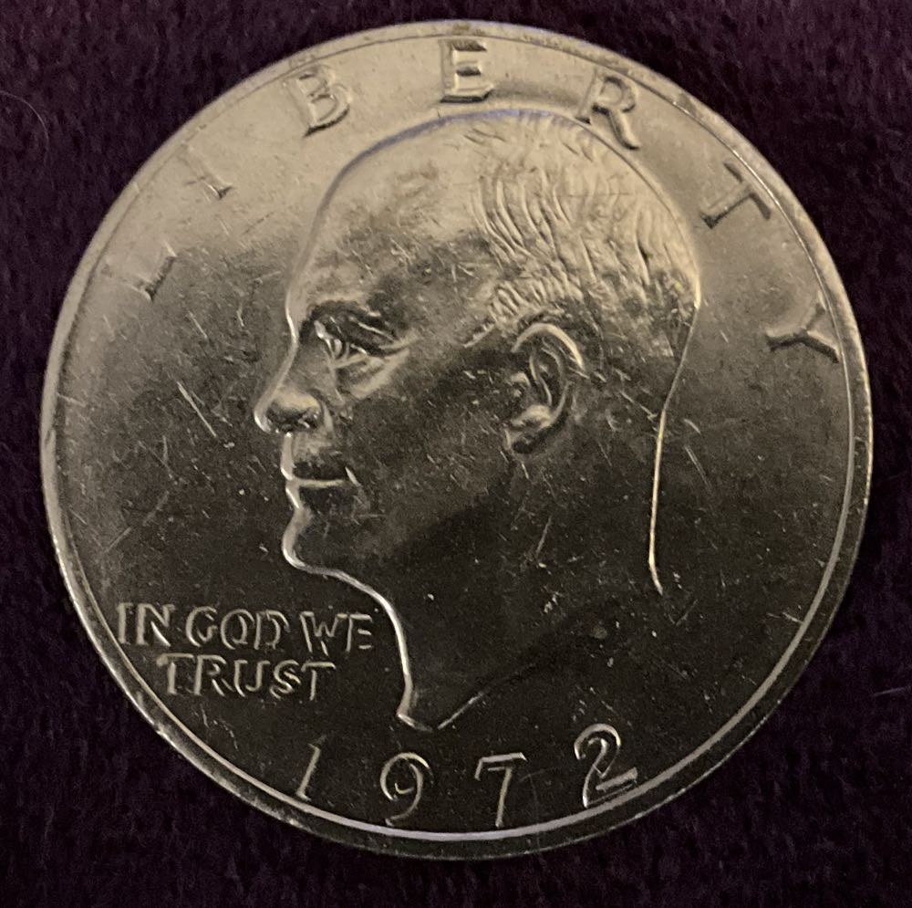 Eisenhower Dollar 1972  coin collectible - Main Image 3