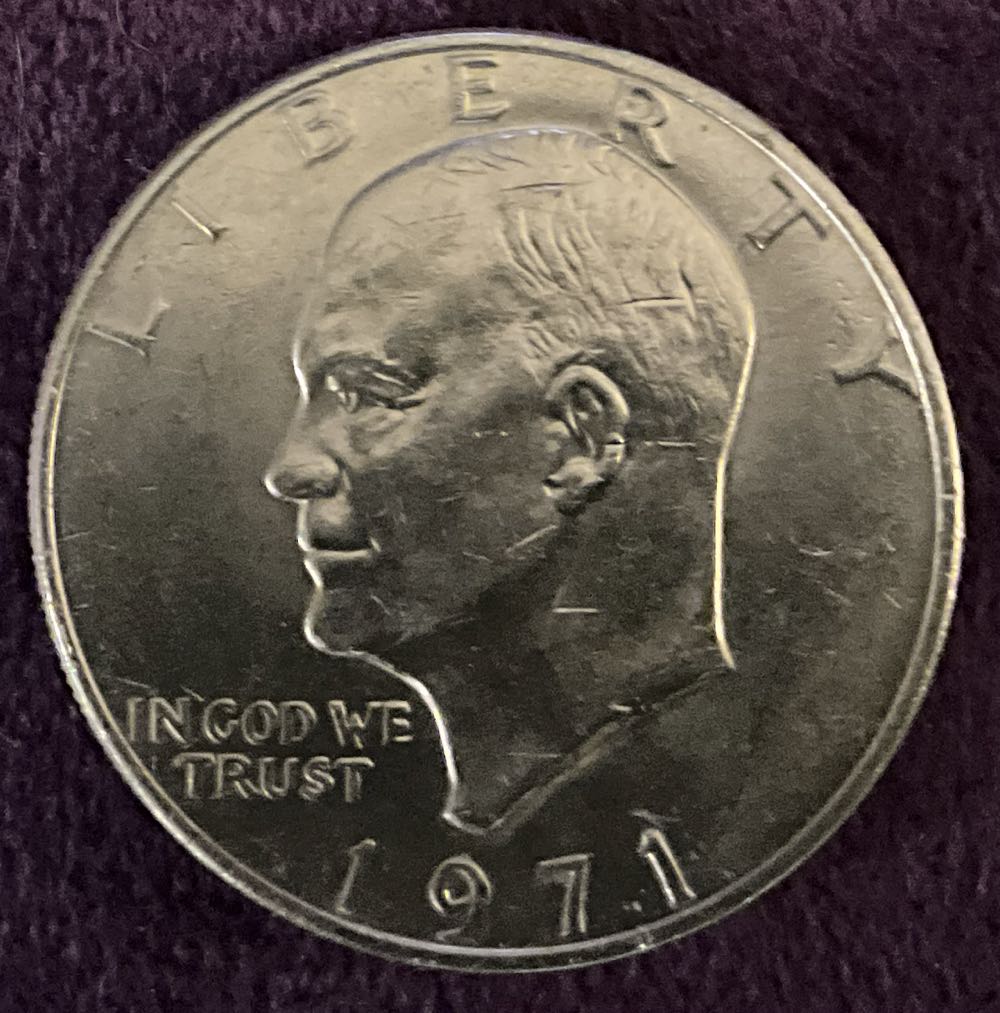 Eisenhower Dollar 1971 D  coin collectible - Main Image 3